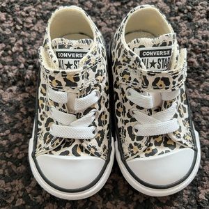 Converse Toddler Girls' Leopard Chuck Taylor All Star Shoes